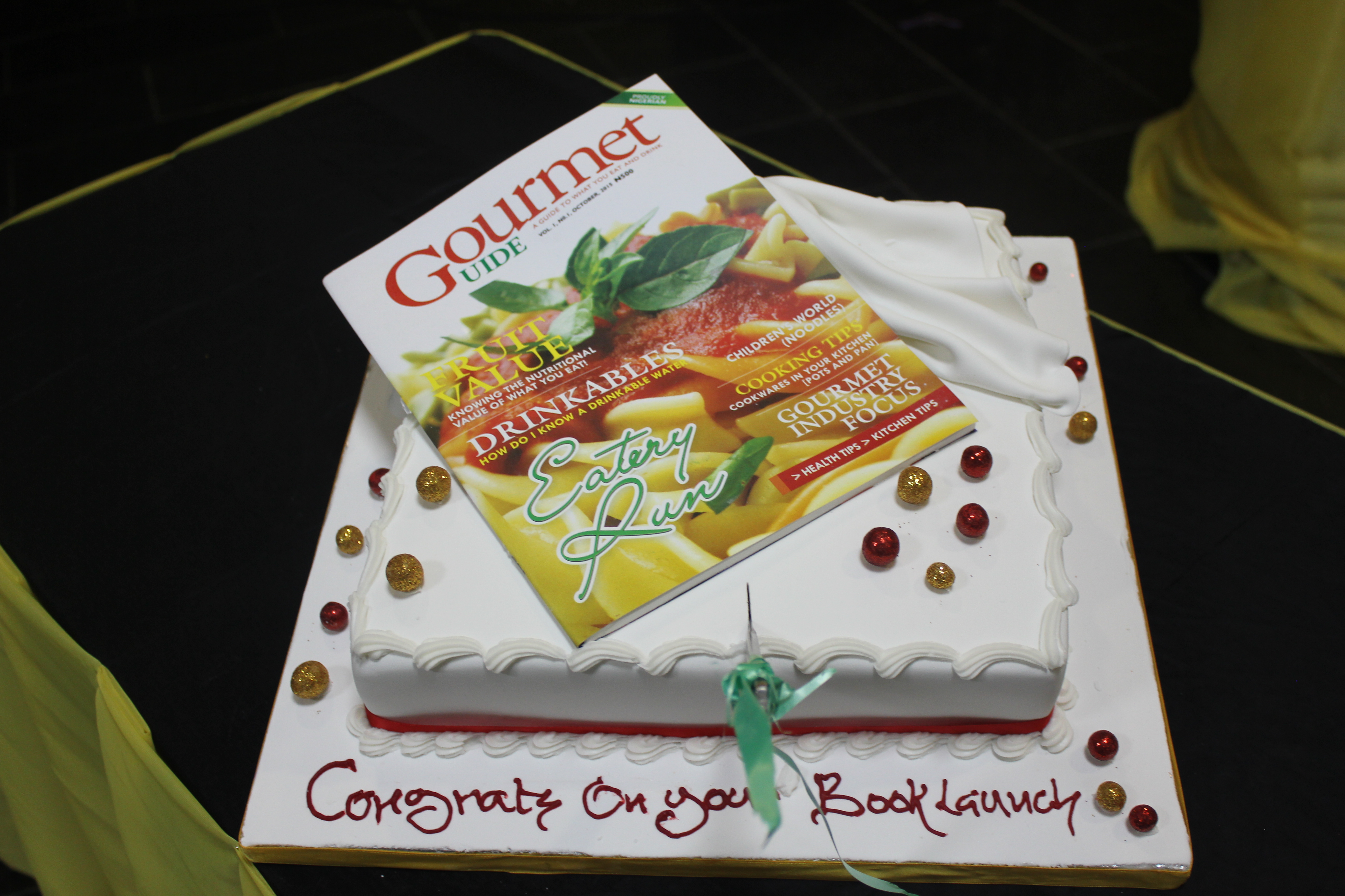 the gourmet guide cake by Kema Abuede