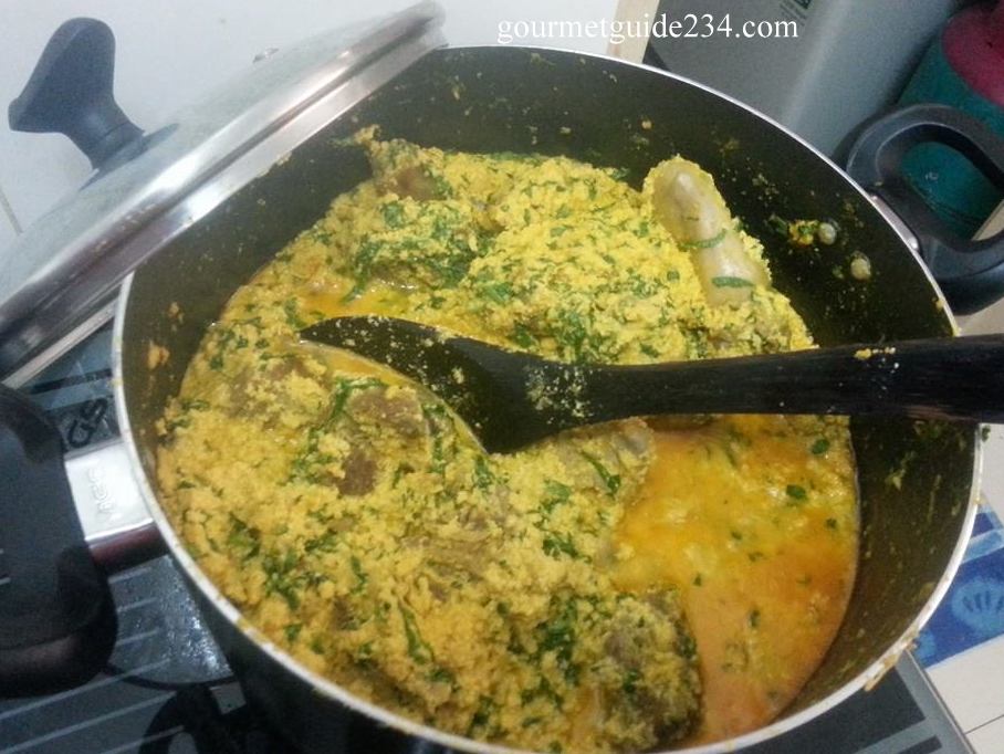 A beautiful pot of Egusi soup! [proudly Nigerian]